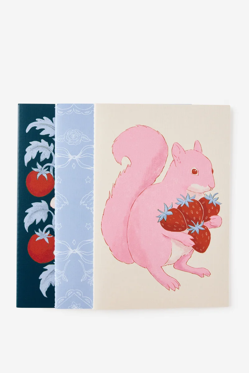 Typo A5 3 Pack Lined Notebooks